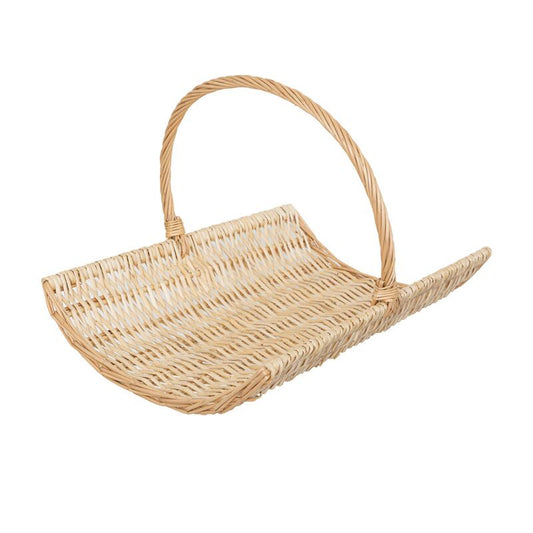 Panier range buche en osier taille