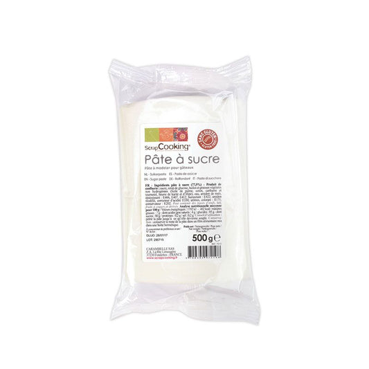 Pâte à sucre blanche 500g