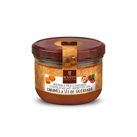 Pâte tartiner chocolat lait-caramel