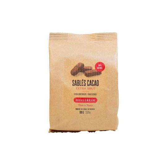 Sablés cacao extra brut 100gr