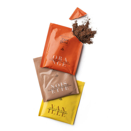 Sachets de poudre de cacao à boire