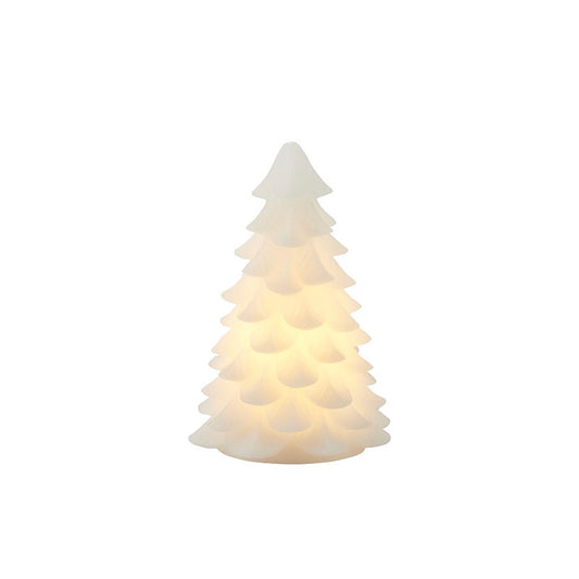 Sapin de Noël en cire LED 16 CM