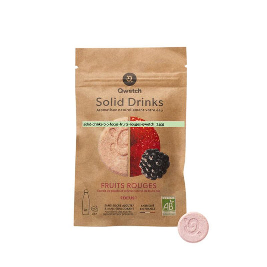 Solid drinks bio focus fruits rouge