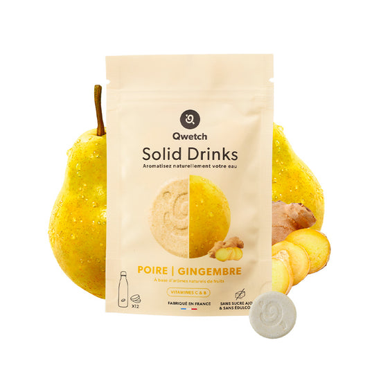 Solid Drinks Poire et Gingembre