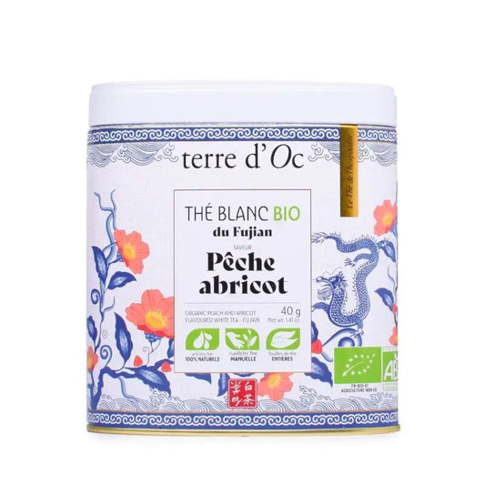 Thé blanc bio abricot & pêche 40g