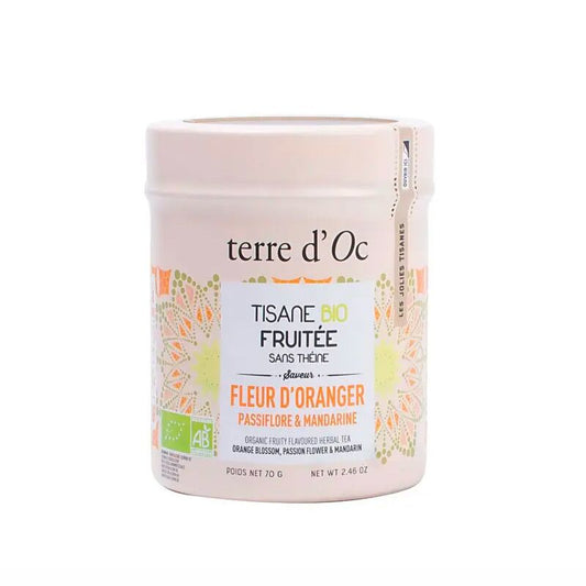 Tisane bio fleur d'oranger passiflore mandarine 70g