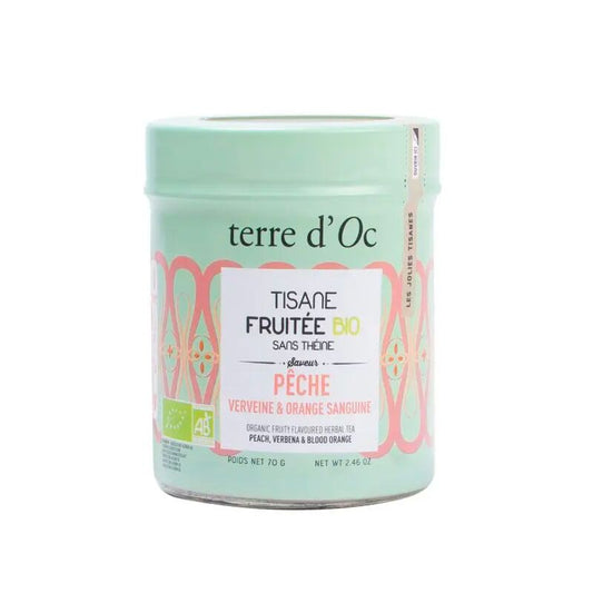 Tisane pêche verveine orange sanguine 70g