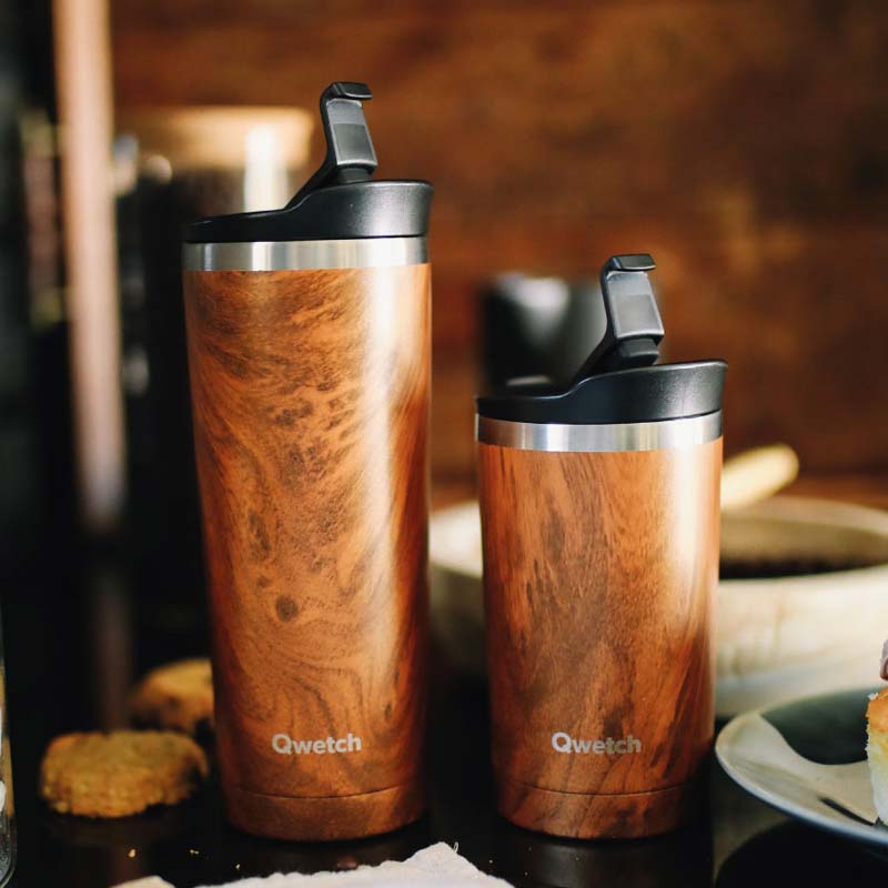 Travel mug isotherme Wood 470ml