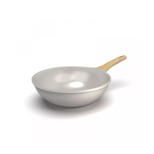 Wok 28cm antiadhésif Gris