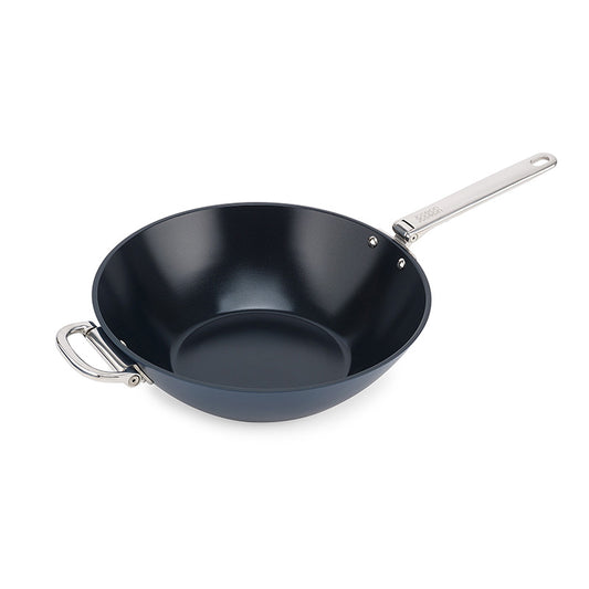 Wok antiadhésif 32cm bleu SPACE Joseph Joseph