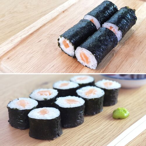 Appareil à Sushis et Makis à Piston Blanc Rouleaux Kit Sushi Sushi